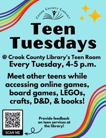 Teen Tuesdays | Crook County Oregon