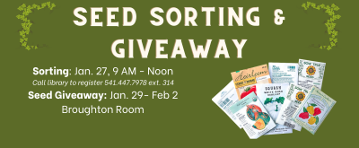 Seed Sorting & Giveaway