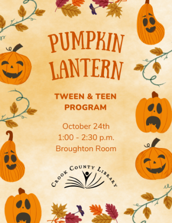 Tween/Teen Program: Pumpkin Lanterns