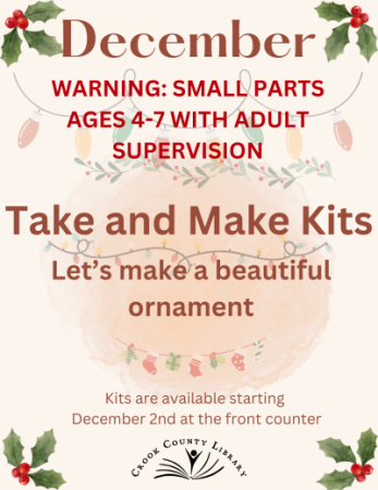 Kids Ornament Take & Make