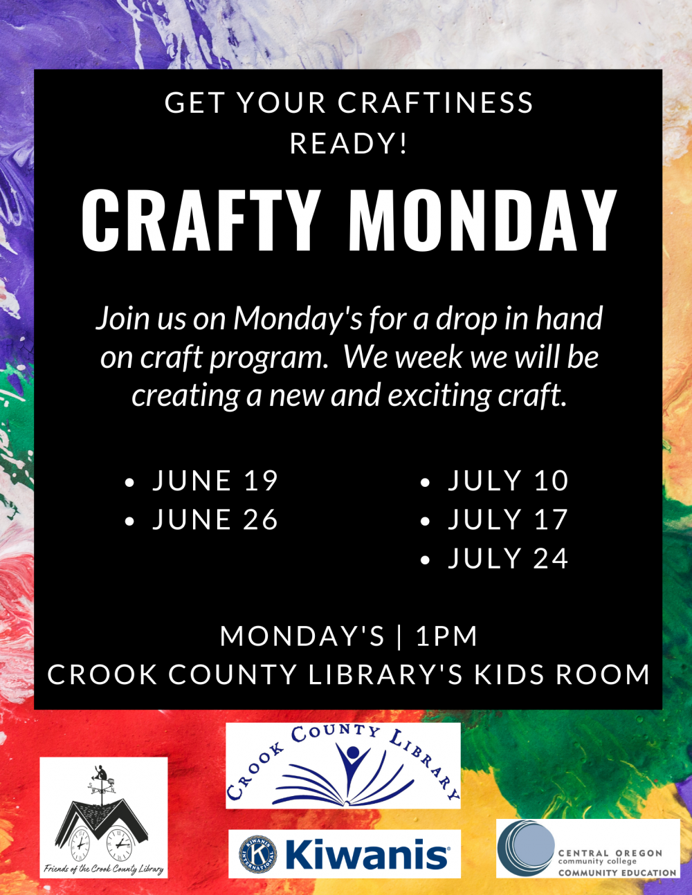 Children's Program: Crafty Monday | Crook County Oregon