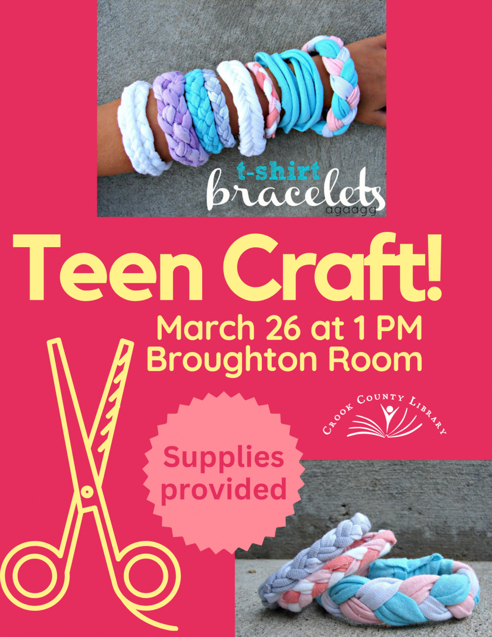 Teen Program: Crafternoon | Crook County Oregon